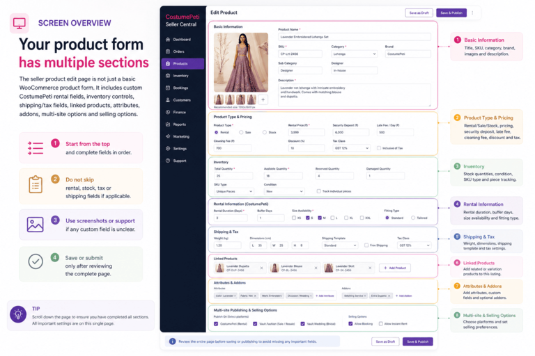 Product edit form overview screenshot placeholder