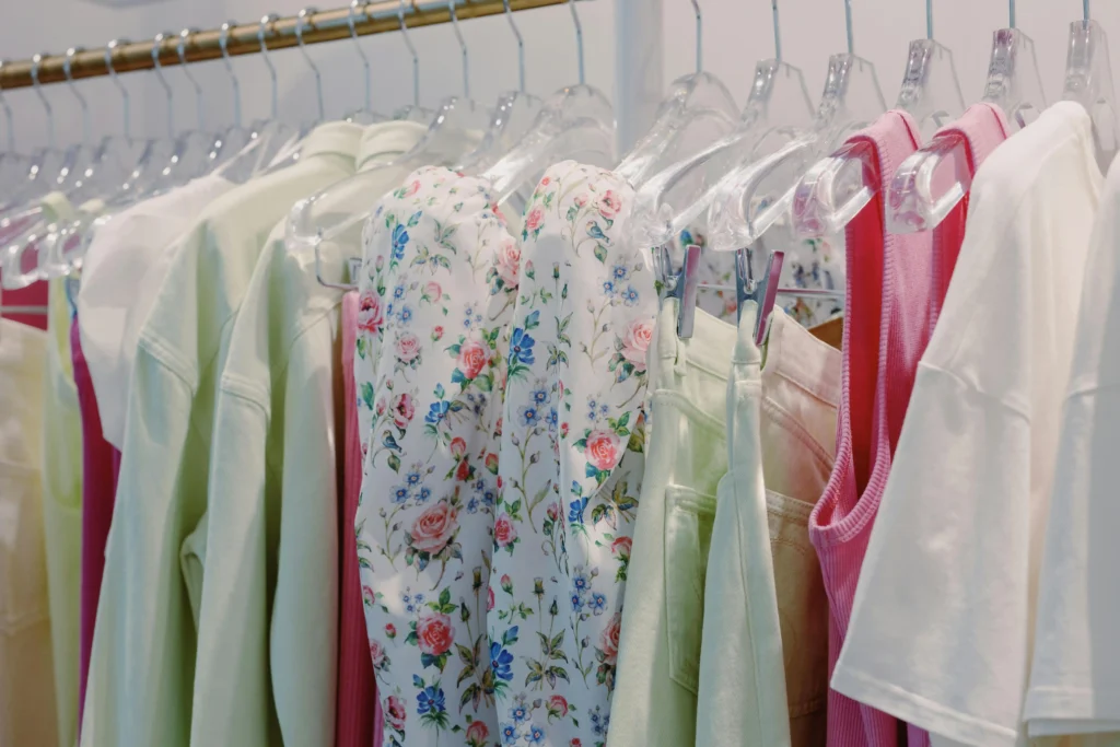 Wardrobe rental catalogue and styling preparation